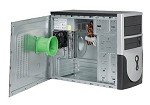 Foxconn FX-629MBK   Silver & Black MATX Tower With 350w PS