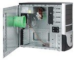 Foxconn FX-626   Silver & Black ATX Mid Tower with 350w Power Supply