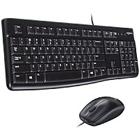 Logitech MK120 Keyboard & Pointing Device Kit USB Cable Keyboard - USB Cable Mouse - Optical