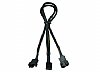 Gelid PWM Y Cable 3pin fan Y cable Black