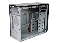 Cooler Master Elite 343 System Cabinet - Mini-tower - Black - Steel, Plastic