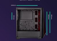 OPEN BOX Corsair Carbide Series SPEC-DELTA RGB Tempered Glass Mid-Tower ATX Gaming Case - Black