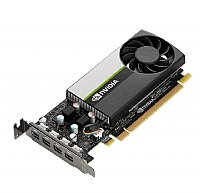 PNY NVIDIA T1000 8GB Pro graphics board, 896 CUDA Cores, 8 GB GDDR6 GPU memory 4 Mini DisplayPort w/ mDP to DP adapter