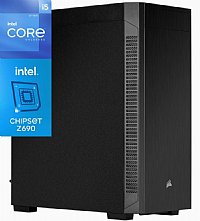 Custom Barebones Intel Core i5 13600K 14 Core to 5.1GHz,  500GB SSD, Windows 11, 16GB RAM,Quiet Tower
