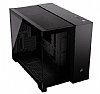 CORSAIR 2500X Small-Tower mATX Dual Chamber PC Case Panoramic Tempered Glass Reverse Connection Motherboard Compatible Black
