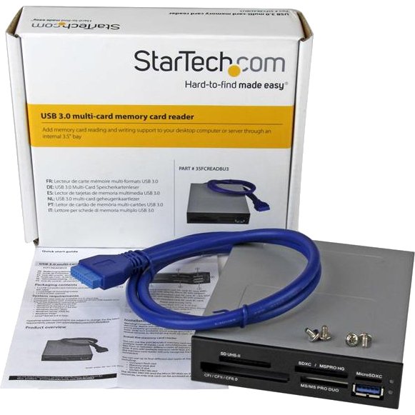 StarTech.com Lecteur de Carte Mémoire USB