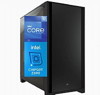 Custom Video Editing PC Intel Core i7 12700K 12 Core to 5.0GHz, 1000GB PCIe 4.0 m.2 NVMe SSD, 32GB RAM, Windows 11 Pro, Quadro P2000, WiFI 6
