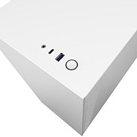 NZXT CS CA-H510B-W1 H510 Mid-Tower TG USB 3.5 2.5 mITX mATX ATX Matte White