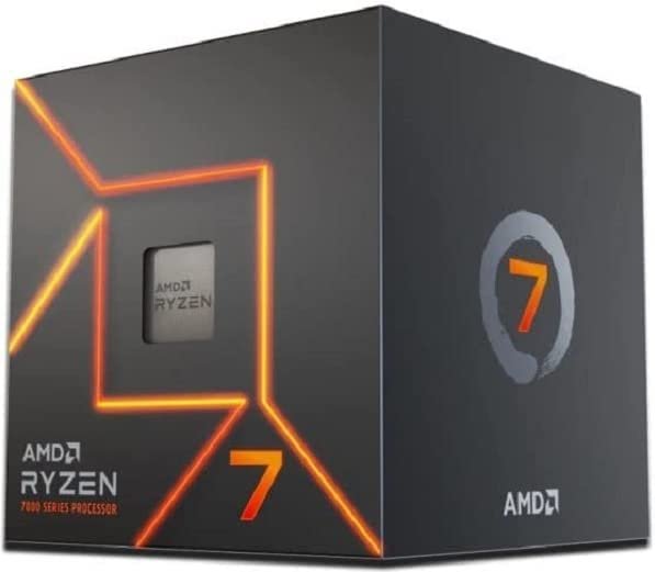 AMD Ryzen 7 7700 8 Core Up to 5.3 GHz Processor AM5 Socket CPU Cooler Included Integrated Graphics