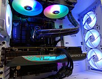 RTX 4080 Gaming PC Ryzen 9 7950X 5.7Ghz Max Boost 16 Core, 32GB DDR5 RAM, 2000GB PCIe 4.0 NVMe SSD, Win 11 Pro, Liquid Cooler