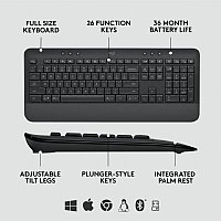 Logitech Signature MK650 Wireless Keyboard and Mouse Combo
