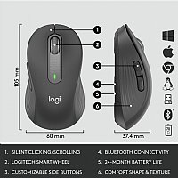 Logitech Signature MK650 Wireless Keyboard and Mouse Combo