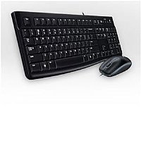 Logitech MK120 Keyboard & Pointing Device Kit USB Cable Keyboard - USB Cable Mouse - Optical