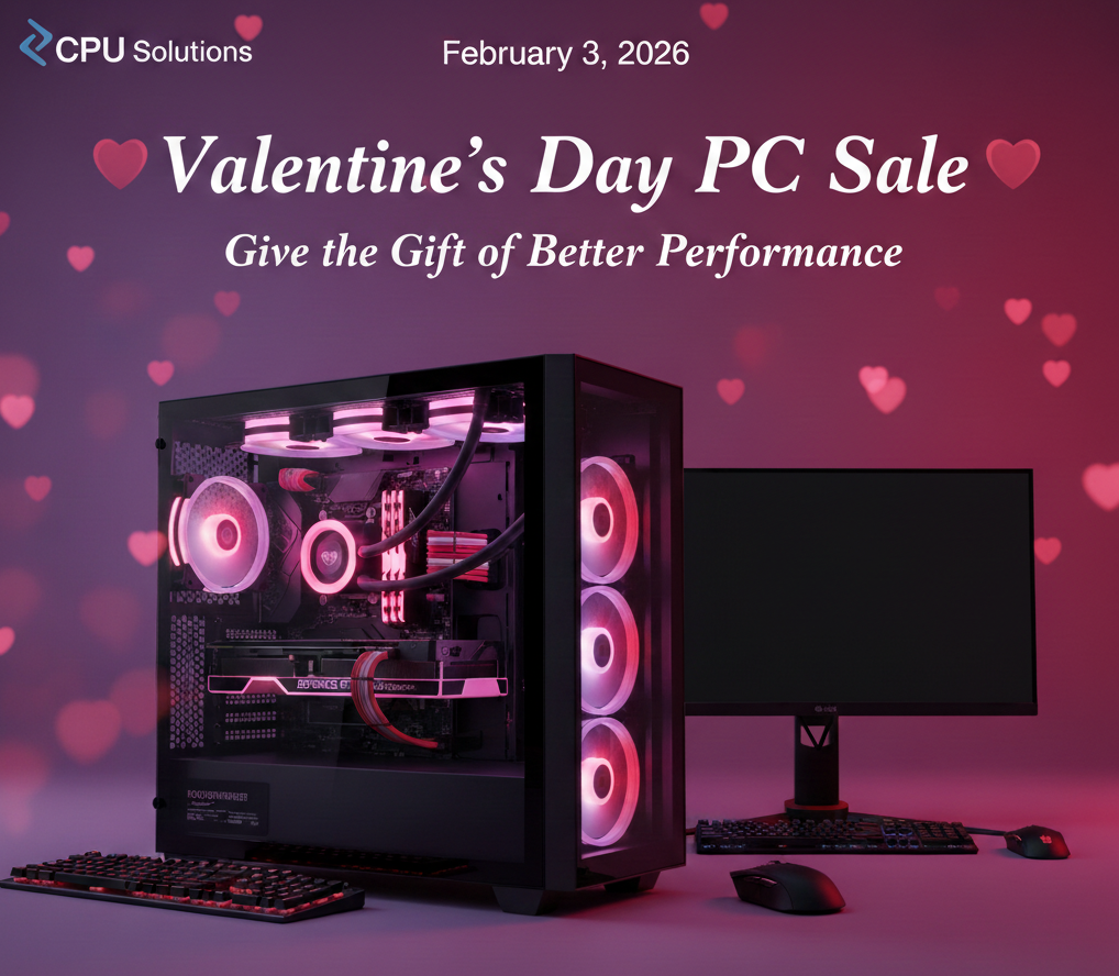 💖 Valentine’s Day PC Sale at CPU Solutions