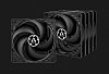 ARCTIC P12 (5 Pack) - 120 mm Case Fan, Pressure-optimised, Quiet Motor, Computer, Fan Speed: 1800 RPM - Black; CFP12VP-ACFAN00135A