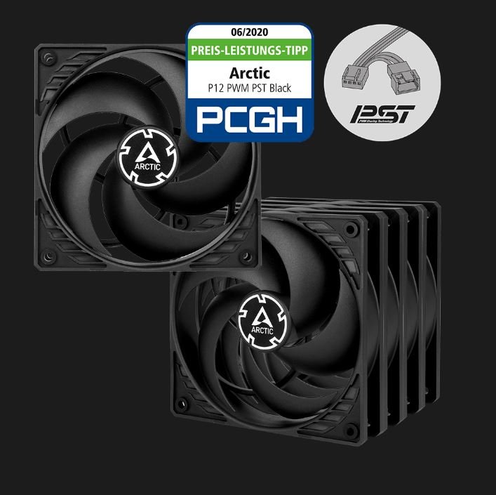 P12 PWM PST 120 mm Fan with PWM PST (5 PACK)