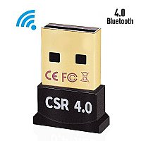 Bluetooth 4.0 USB 2.0 CSR 4.0 Dongle Adapter for PC LAPTOP WIN XP, 7, 8, 10,11 -Bulk Package