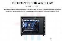Asus Prime AP201 Computer Case Black with Tempered Glass Side Panel