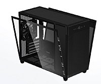 Asus Prime AP201 Computer Case Black with Tempered Glass Side Panel