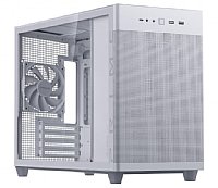 Asus Prime AP201 Computer Case White with Tempered Glass Side Panel