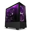 NZXT Case CA-H510E-B1 H510 Elite Mid-Tower Tempered Glass USB 3.5"/2.5" ATX Matte Black