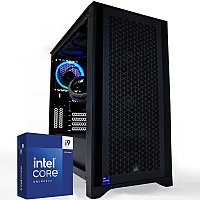 Custom Intel Core i9 14900KS 24 Core to 6.2GHz, 1000GB PCIe m.2 NVMe SSD, 32GB DDR5 RAM, Windows 11 - On board Video