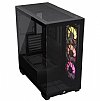 3500X ARGB Mid-Tower PC Case Panoramic Tempered Glass - Black CC-9011279-WW 