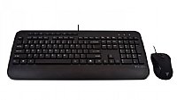 V7 Professional USB Multimedia Keyboard Combo - Optical - 1600 dpi - 6 Button - QWERTY 