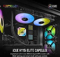 Corsair iCUE H115i ELITE CAPELLIX Liquid CPU Cooler 280MM