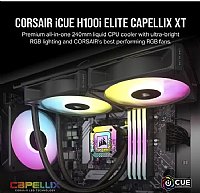 240MM Corsair iCUE H100i ELITE CAPELLIX XT Liquid CPU Cooler CW-9060068-WW