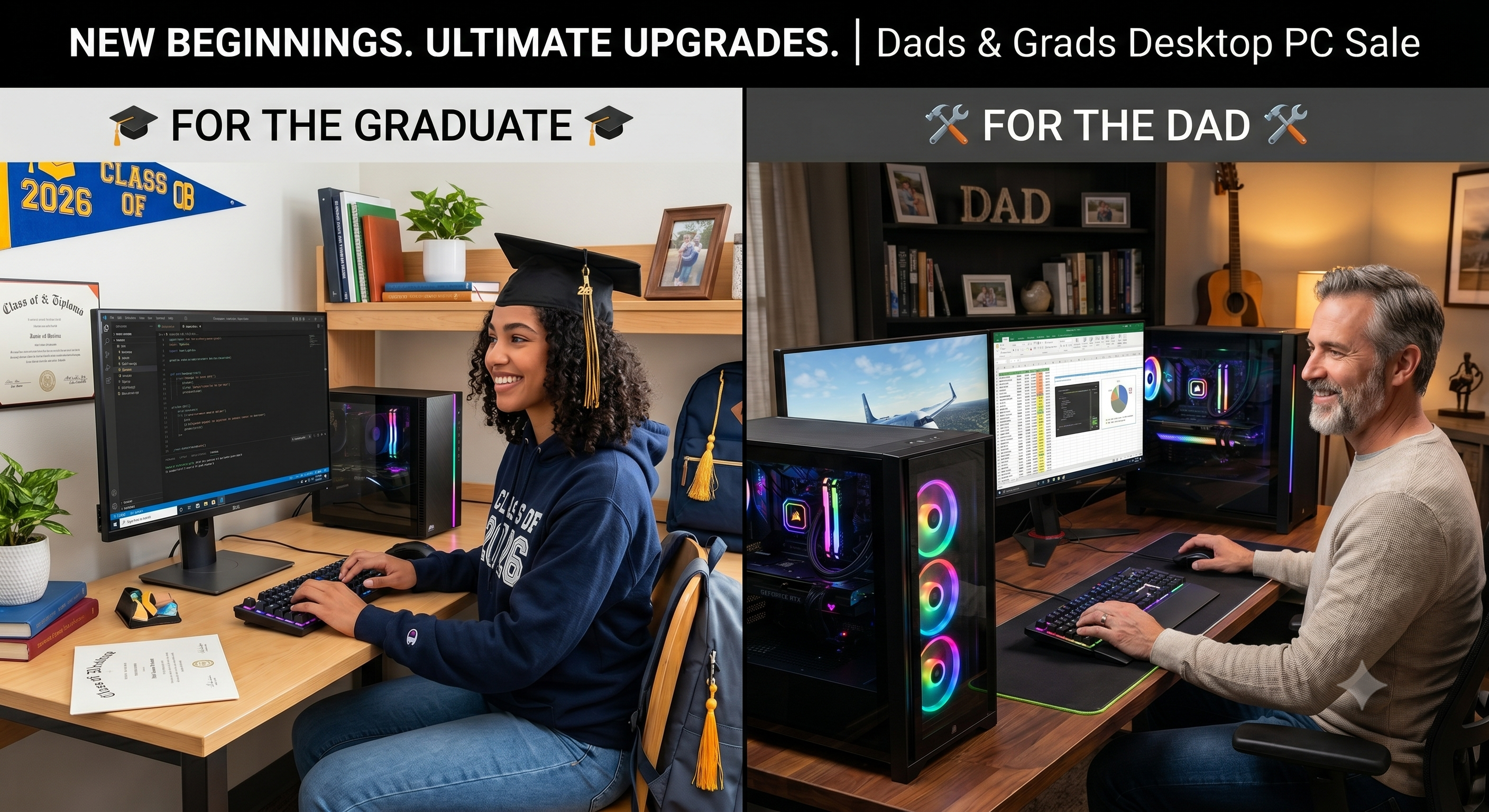 The Dads & Grads Desktop Celebration Event