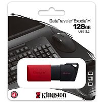 128GB USB 3.2 (Gen 1) Kingston DataTraveler Exodia M USB Flash Drive