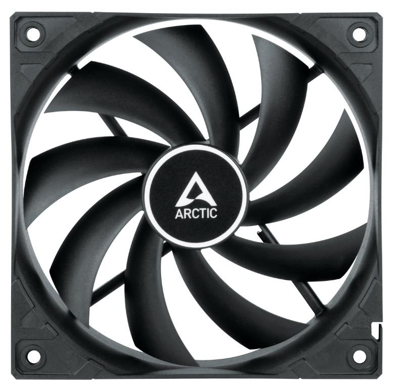 ARCTIC P12-120 mm Case Fan, Pressure-optimised, Quiet Motor, Computer, Fan  Speed: 1800 RPM - Black