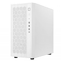 SilverStone Technology FARA R1, White, Solid Side Panel, Mid-Tower ATX Case with Micro-ATX and Mini-ITX Support, SST-FAR1W