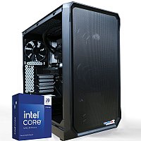 Video Editing Rendering PC Core i9 14900KF 24 Core to 6.0GHz, 2000GB NVMe SSD, 128GB DDR5, Win 11 Pro, RTX A4500 20GB