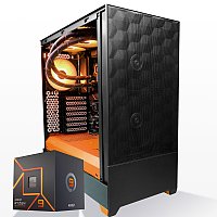 Show product details for Custom AMD Ryzen 9 7950X PC 16 Core 32 Threads 5.7 GHz Max Boost , 1000GB NVMe SSD, 32GB DDR5 RAM, Win 11 - On board Video