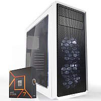 Show product details for Custom  Barebones AMD Ryzen 7 7700 PC 8 Core 16 Threads 5.3 GHz Max Boost 1000GB NVMe SSD, 16GB DDR5 RAM, Win 11