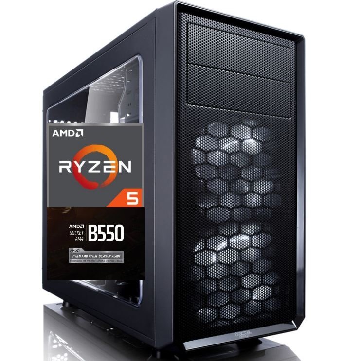 RTX 3060 Gaming PC Ryzen 5 5600G Max Boost 4.4ghz 6 Core, 16GB RAM, 500GB  M.2 NVMe SSD, Windows 11 Home, RTX3060 - CEG-8329