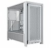 CORSAIR 4000D Frame Modular Mid-Tower ATX PC Case High Airflow, InfiniRail Fan Mounting System, Dual 360mm Radiator Support, White