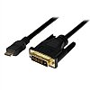 StarTech.com 1m Mini HDMI to DVI-D Cable - M/M