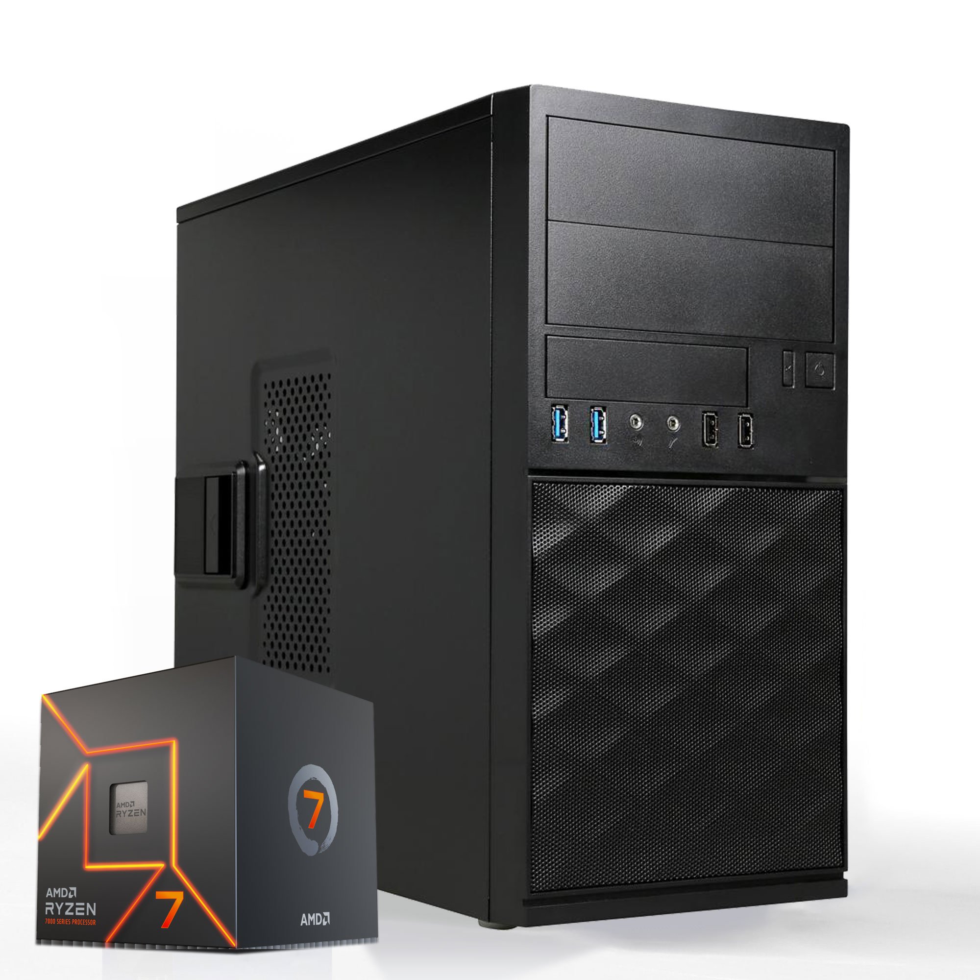 AMD Ryzen 7 7700 Mini PC Desktop PC for Business