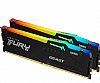 Kingston 64GB (2x32GB) DDR5 6400MT/s CL32 FURY Beast Black RGB EXPO