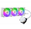 White Cooler Master MasterLiquid 360L Core ARGB Cooling Fan/Radiator/Pump