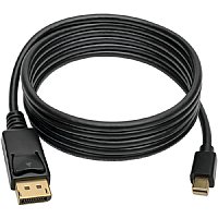 Tripp Lite 6ft Mini DisplayPort to DisplayPort Adapter Converter Cable mDP to DP 4K x 2K @ 60Hz M/M Black