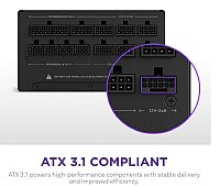 NZXT PS PA-0G2BB-US 1000W ATX3.1 80Plus Gold Fully Modular Black