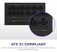 NZXT PS PA-2G2BB-US 1200W ATX3.1 80Plus Gold Fully Modular Black