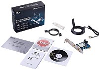 Asus Network PCE-AC58BT AC2100 Dual-Band PCIe 160MHz Wi-Fi Bluetooth 5.0 Adapter Retail