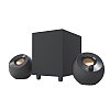 Show product details for Creative Pebble Plus 2.1 Speaker System - 8 W RMS - Black