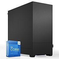 Show product details for Custom Barebones Intel Core i5 14600K 14 Core to 5.3GHz,  500GB SSD, Windows 11, 16GB RAM,Quiet Tower