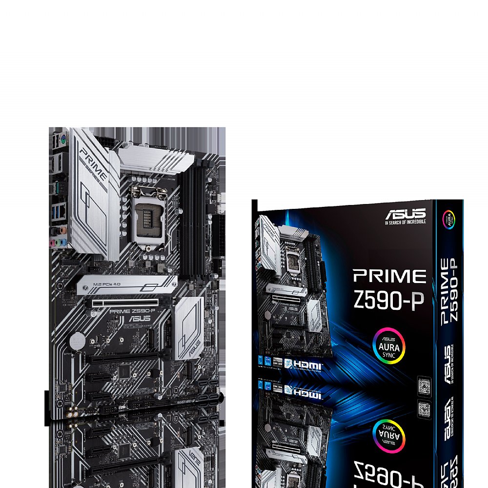 Asus Prime Z590P Desktop Motherboard LGA1200 ATX 128 GB DDR4 Max